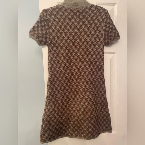 Zara Gold Buttons Knit Dress - Picture 2 of 13